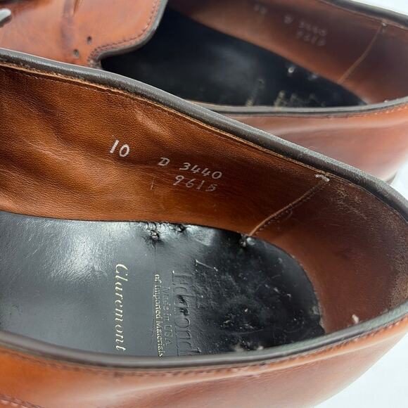 Allen Edmonds Claremont Tassel Loafers Sz 10D Walnut Y2K Preppy